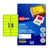 Thumbnail for AVERY LaserLabel Yl L7163F Y14Up Pack of 25