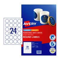 Thumbnail for AVERY Label Rd L7129 40mm 24Up Pack of 8