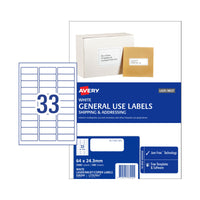 Thumbnail for AVERY Gen Label L7157GU 33Up Bx100