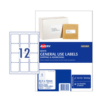Thumbnail for AVERY Gen Label L7164GU 12Up Pack of 100
