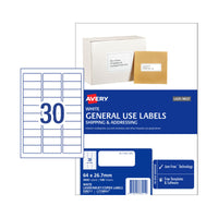 Thumbnail for AVERY Gen Label L7158GU 30Up Bx100
