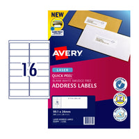 Thumbnail for AVERY Laser Label QP L7162 16Up Pack of 20