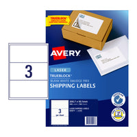 Thumbnail for AVERY Laser Label L7155 3Up Pack of 100