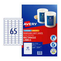 Thumbnail for AVERY LIP Label L7651REV 65Up Pack of 25