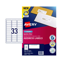 Thumbnail for AVERY Laser Label QP L7157 33Up Pack of 100