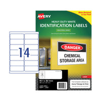 Thumbnail for AVERY Laser Label L7063 14Up Pack of 25