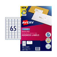 Thumbnail for AVERY Laser Label QP L7651 65L Pack of 100