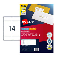 Thumbnail for AVERY LIP Label QP 14Up L7163 Pack of 10
