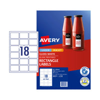 Thumbnail for AVERY Rect L7109 18Up Pack of 10