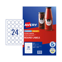 Thumbnail for AVERY Label Gls Rd L7147 40mm Pack of 240