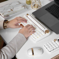 Thumbnail for AZIO IZO BT Keyboard White
