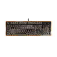 Thumbnail for AZIO Retro Keyboard Black/Br
