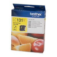Thumbnail for Brother LC-131Y Yellow Ink Cartridge - to suit DCP-J152W/J172W/J552DW/J752DW/MFC-J245/J470DW/J475DW/J650DW/J870DW - up to 300 pages