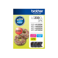 Thumbnail for Brother LC-233 Colour Value Pack Cyan, Magenta, Yellow 3 Cartridges