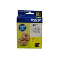 Thumbnail for BROTHER LC233 Yellow Ink Cartridge