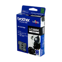 Thumbnail for Brother LC-38BK Black Ink Cartridge - DCP-145C/165C/195C/375CW, MFC-250C/255CW/257CW/290C/295CN- up to 300 pages
