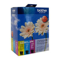 Thumbnail for BROTHER LC-39 Colour Value Pack 1 x Cyan, 1 x Magenta, 1 x Yellow