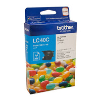 Thumbnail for Brother LC-40C Cyan Ink Cartridge - to suit DCP-J525W/J725DW/J925DW, MFC-J430W/J432W/J625DW/J825DW- up to 300 pages