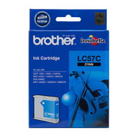 Thumbnail for Brother LC-57C Cyan Ink Cartridge- FAX-2480C, DCP-130C/330C/540CN/350C, MFC-240C/440CN/3360C/5460CN/5860CN/665CW/465CN/685CW/885CW- up to 400 pages