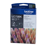 Thumbnail for BROTHER LC-73BK Black High Yield Ink Cartridge - DCP-J525W/J725DW/J925DW, MFC-J6510DW/J6710DW/J6910DW/J5910DW/J430W/J432W/J625DW/J825DW - up to
