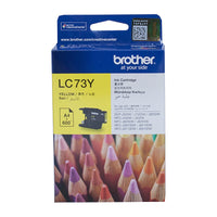 Thumbnail for Brother LC-73Y Yellow High Yield Ink - DCP-J525W/J725DW/J925DW, MFC-J6510DW/J6710DW/J6910DW/J5910DW/J430W/J432W/J625DW/J825DW - up to 600 pages