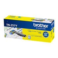 Thumbnail for Brother TN-257Y Yellow High Yield Toner Cartridge to Suit - HL-3230CDW/3270CDW/DCP-L3015CDW/MFC-L3745CDW/L3750CDW/L3770CDW 2,300 Pages