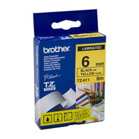 Thumbnail for BROTHER TZe611 Labelling Tape