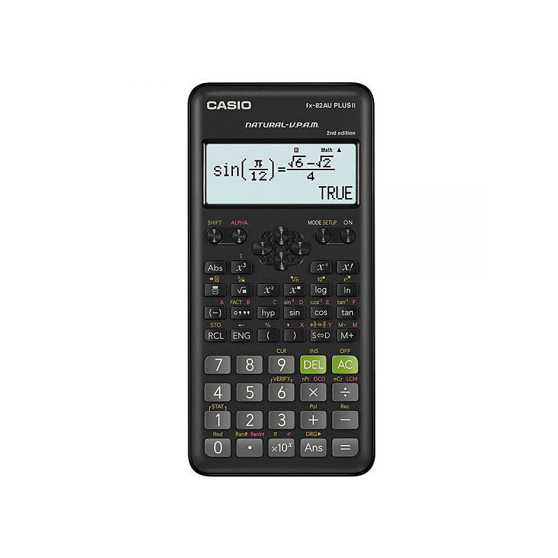 CASIO FX82AU PLUSII 2nd Ed Scientific calculator for the Australian Education system