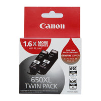 Thumbnail for Canon PGI650XL Black Ink Twin Pack - 500 A4 pages each