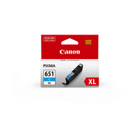 Thumbnail for CANON CLI651XL Cyan Ink Cartridge