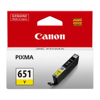 Thumbnail for CANON CLI651 Yellow Ink Cartridge