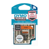 Thumbnail for DYMO Dur Black on Orn 12mm x 3m