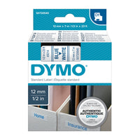 Thumbnail for DYMO Blue on White 12mmx7m Tape