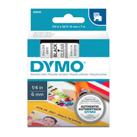 Thumbnail for DYMO Black on Clear 6mm x7m Tape
