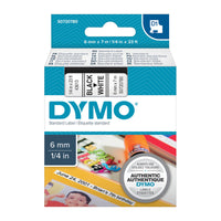 Thumbnail for DYMO Black on White 6mm x7m Tape