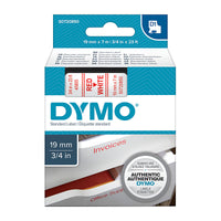 Thumbnail for DYMO Red on White 19mmx7m Tape