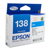 Thumbnail for EPSON 138 High Cap Cyan Ink Suit Cartridge NX420,320,325,525,625,630