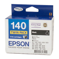 Thumbnail for EPSON 140 Black Twin Pack