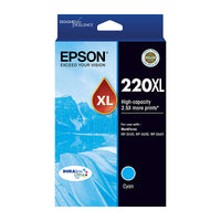 Thumbnail for EPSON 220XL Cyan Ink Cartridge