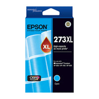 Thumbnail for EPSON 273XL Cyan Ink Cartridge
