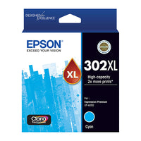 Thumbnail for EPSON 302XL Cyan Ink Cartridge