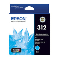 Thumbnail for EPSON 312 Cyan Ink Cartridge