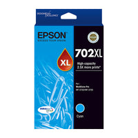 Thumbnail for EPSON 702XL Cyan Ink Cartridge