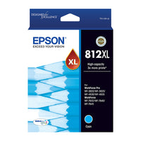 Thumbnail for EPSON 812XL Cyan Ink Cartridge