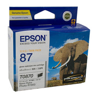 Thumbnail for EPSON T0870 Gloss Opt Ink Cartridge
