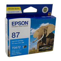 Thumbnail for EPSON T0872 Cyan Ink Cartridge