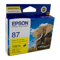 Thumbnail for EPSON T0874 Yellow Ink Cartridge