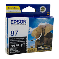 Thumbnail for EPSON T0878 Matte Black Ink Cartridge