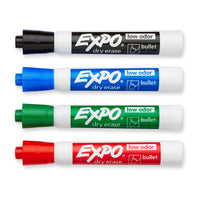 Thumbnail for EXPO White Board Marker Bullet Tip Assorted Box of 4