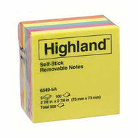 Thumbnail for HIGHLAND Notes 6549-5A 73X73 Pack of 5
